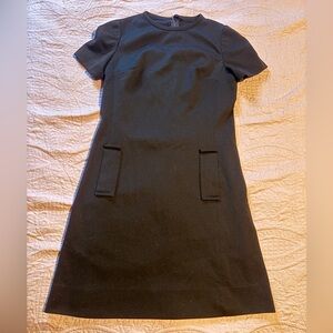 Vintage 60s Little Black Dress Short Sleeve Mod